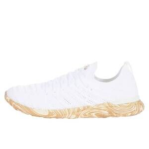 NEW APL women's techloom wave athletic sneakers in white/almond/marble